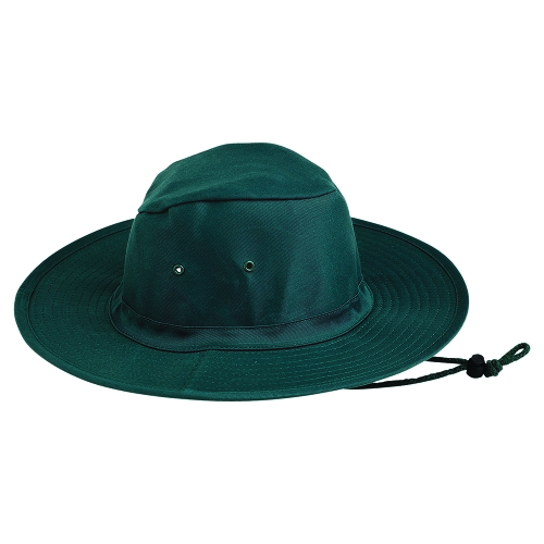 SUN HAT CANVAS GREEN. SIZE L